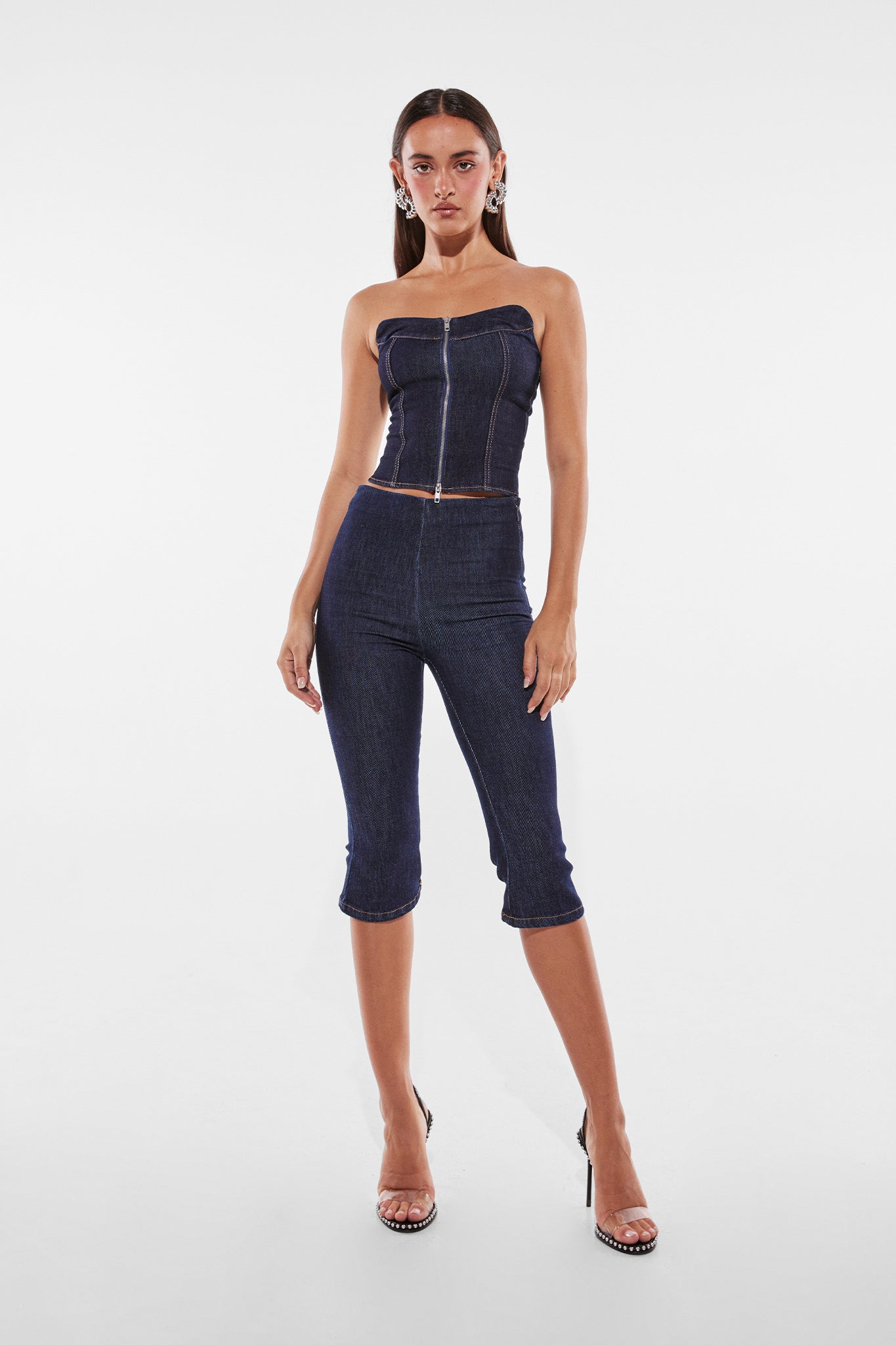 ALIX CAPRI PANTS | DARK DENIM