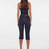 ALIX CAPRI PANTS | DARK DENIM
