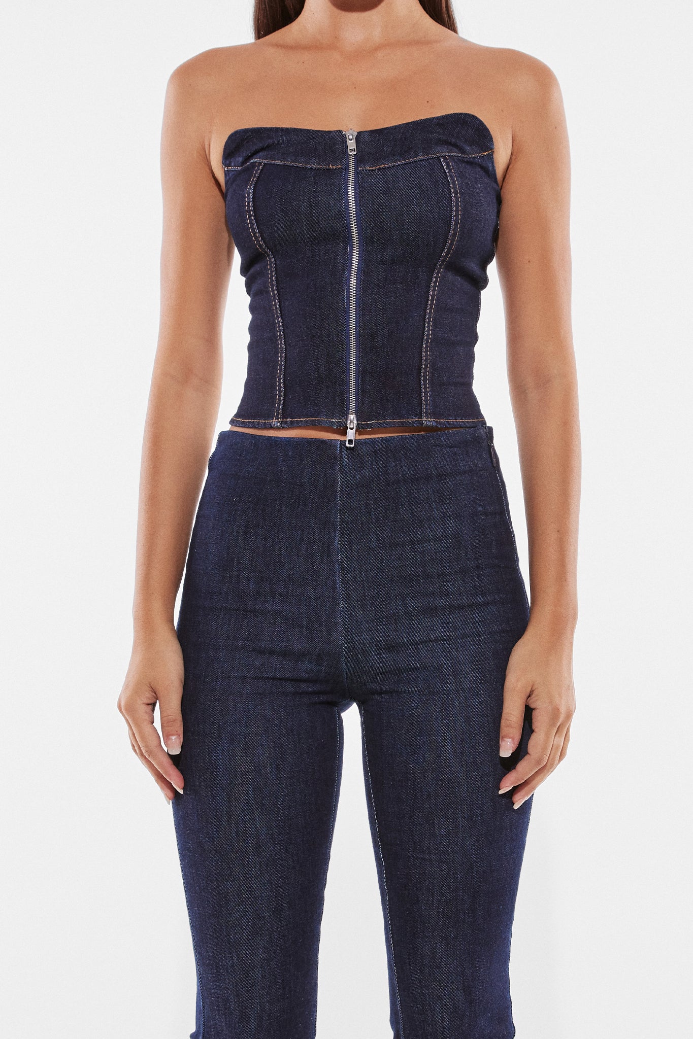 ALIX CAPRI PANTS | DARK DENIM