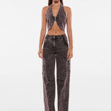 ARMEN TOP | PURPLE ACID WASH