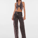 ARMEN PANTS | PURPLE ACID WASH