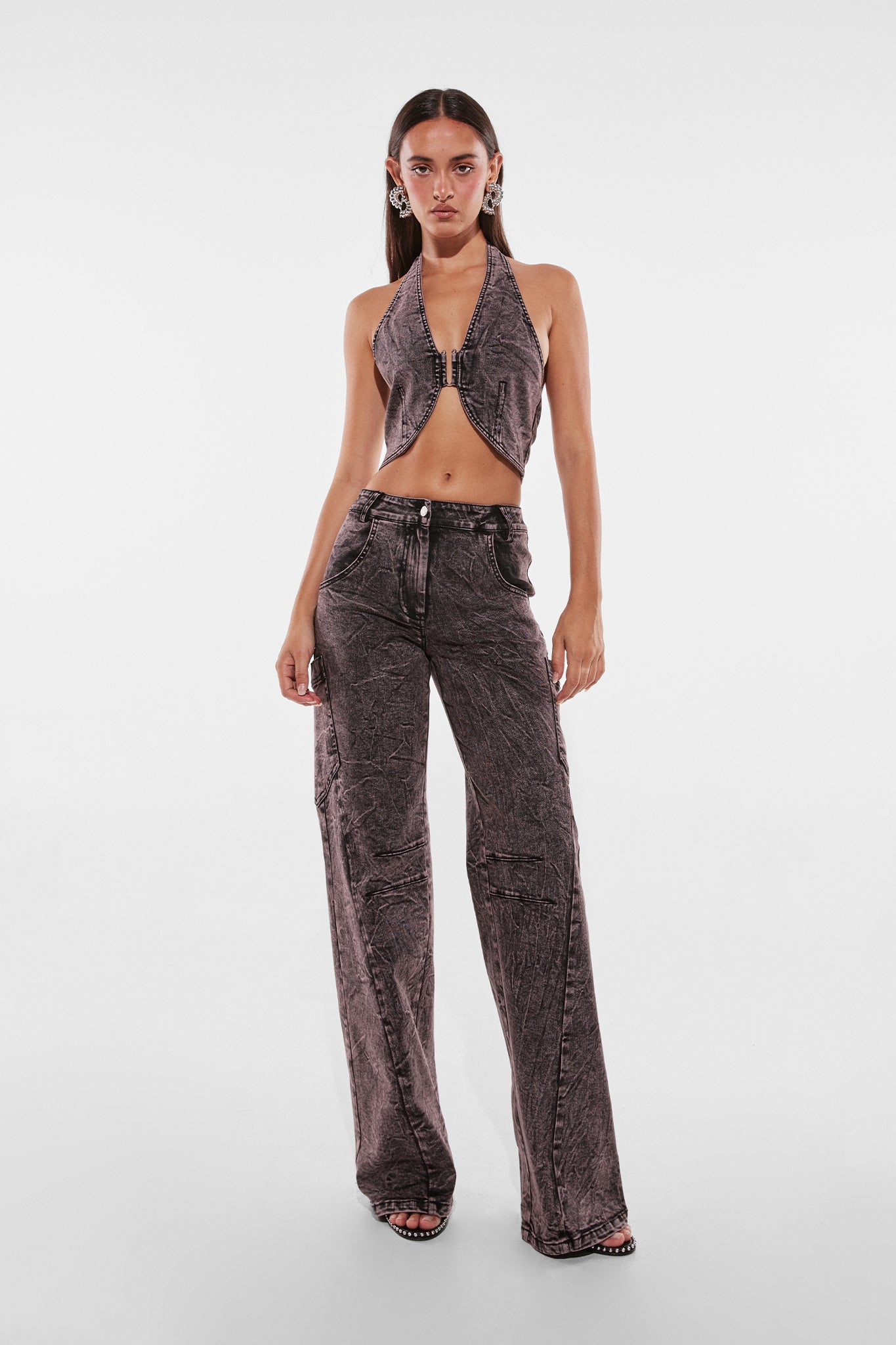 ARMEN PANTS | PURPLE ACID WASH