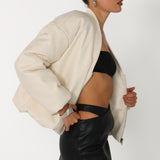 ATTICUS BOMBER | CREAM