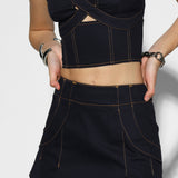AVANT MINI SKIRT | NAVY