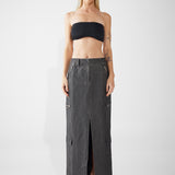 AVERY MAXI SKIRT | VINTAGE BLACK