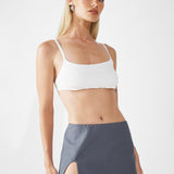 CHRISSY MINI SKIRT | SLATE