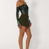 CLEO CORSET | MIDNIGHT FLORA