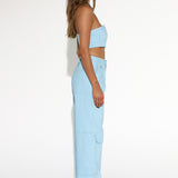 COOPER CROP | CYAN