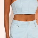 COOPER CROP | CYAN