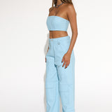 COOPER CROP | CYAN