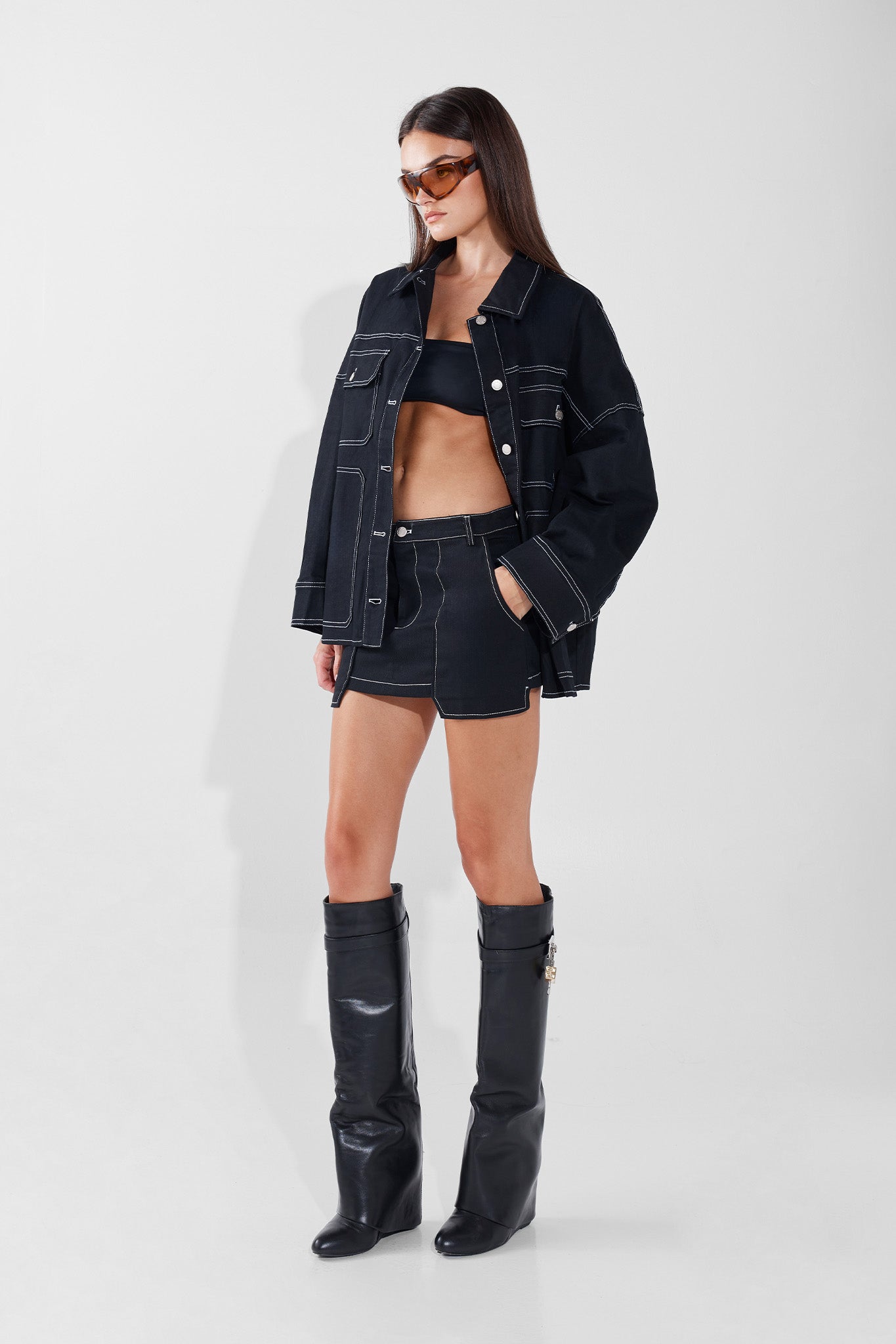 COOPER MINI SKIRT | BLACK