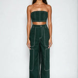 COOPER CROP | GREEN