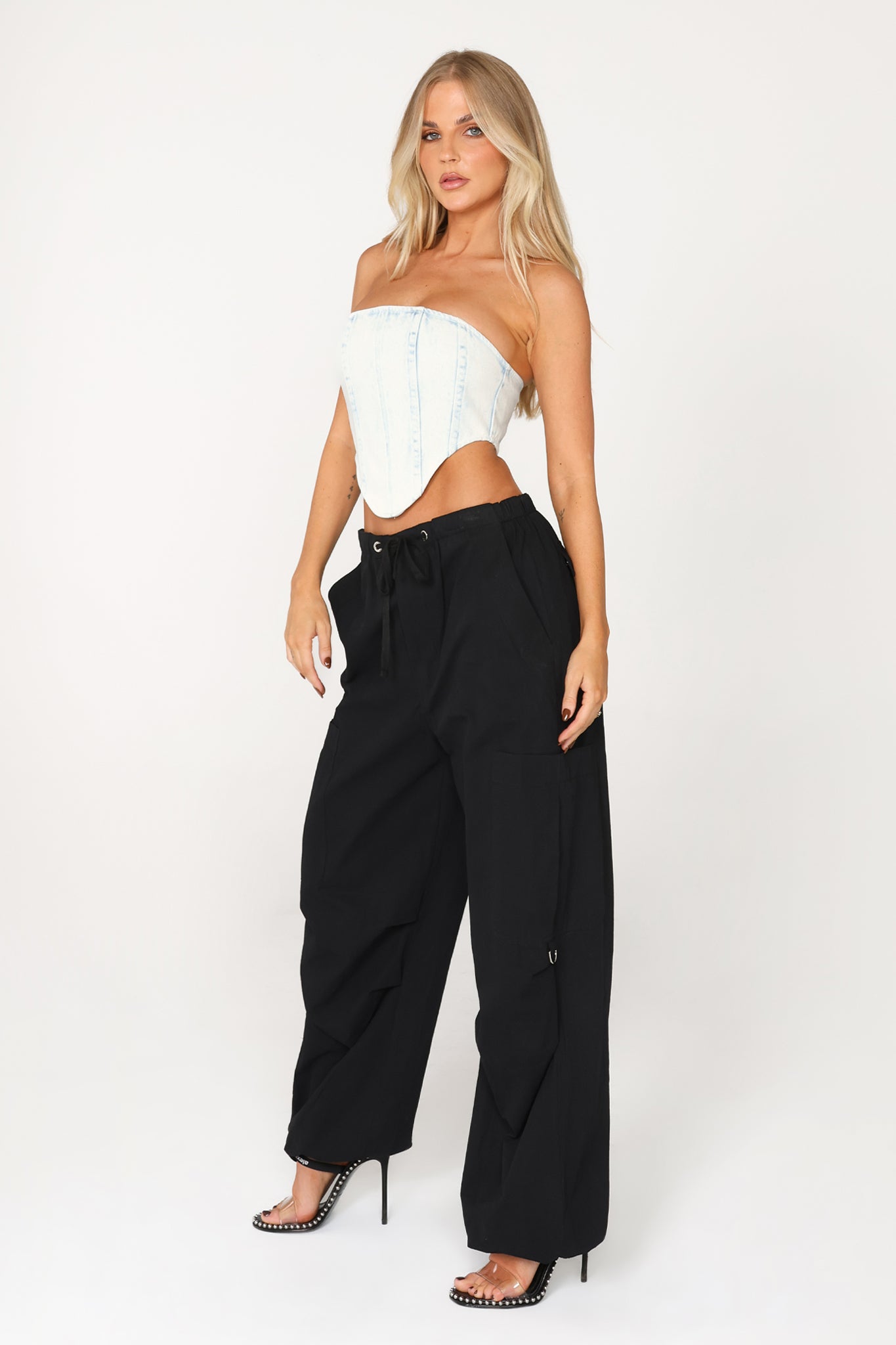 ELLA CORSET | LIGHT DENIM