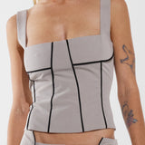 FAYE TOP | GREY