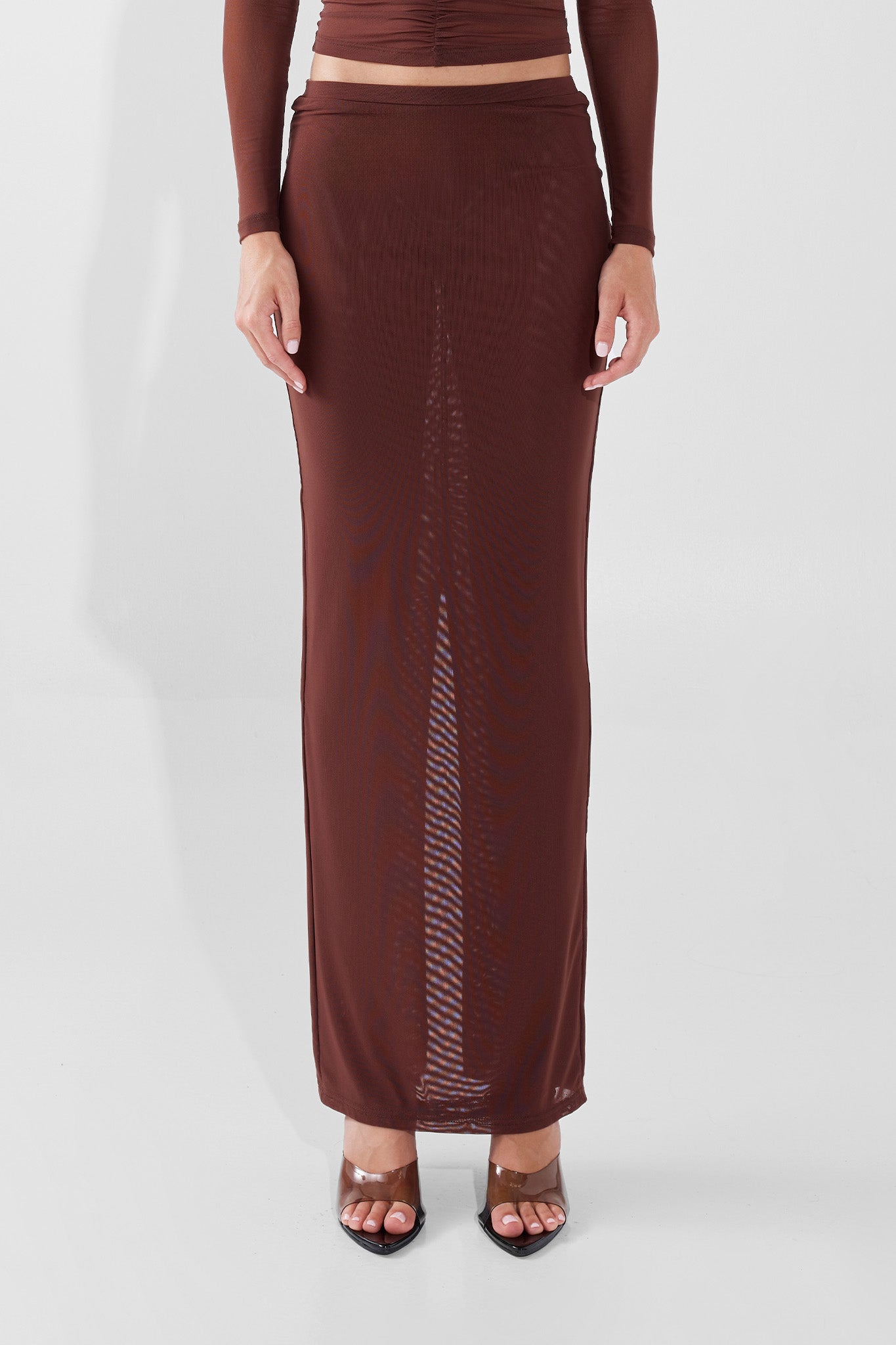MADDOX MAXI SKIRT | CHOC