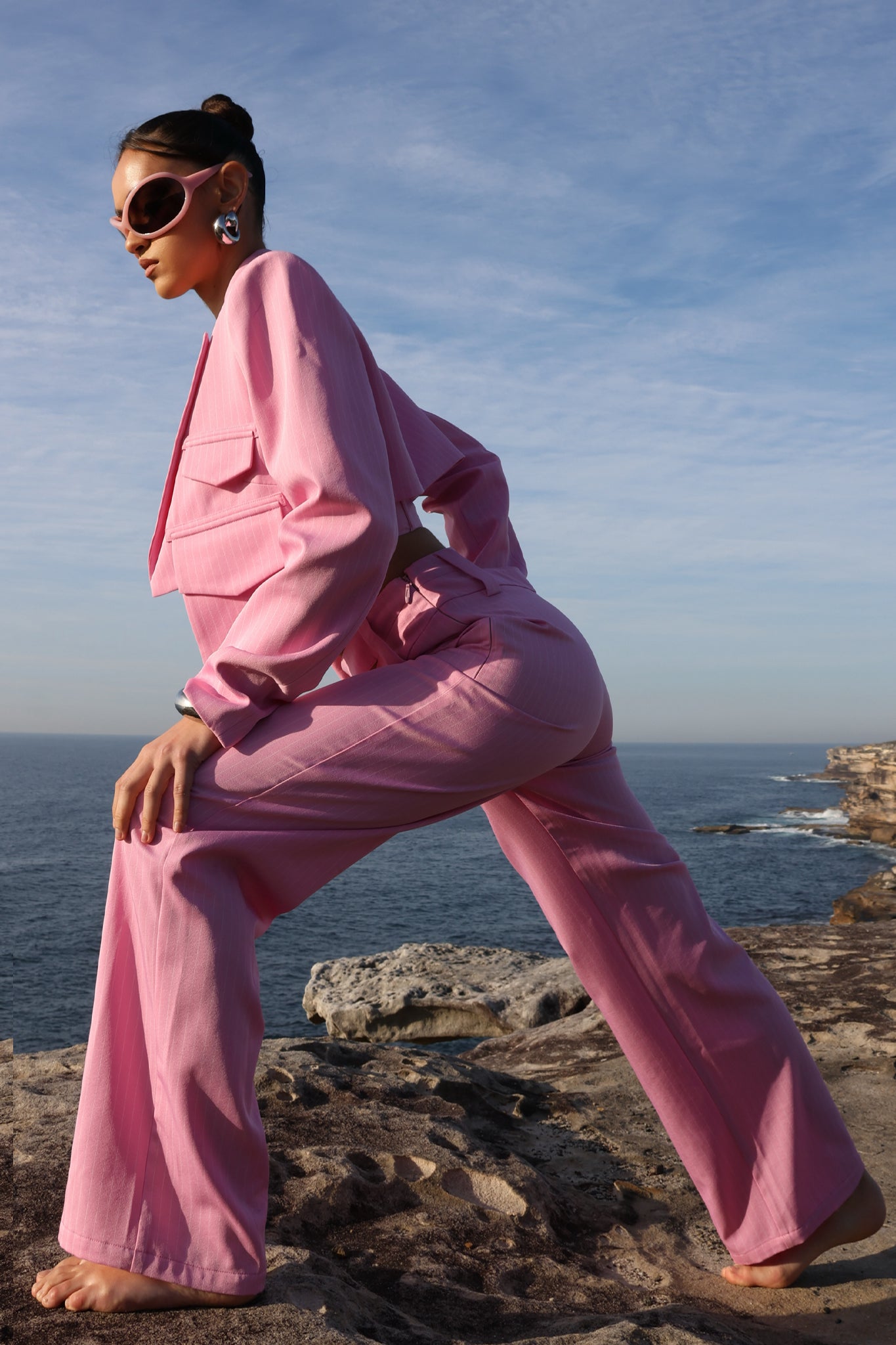 HENDRIX PANTS | PINK PINSTRIPE