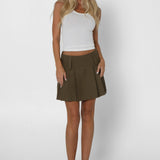 HOLLY SKIRT | KHAKI