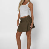 HOLLY SKIRT | KHAKI