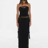 IMMY MAXI SKIRT | VINTAGE BLACK