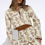 KELSI JACKET | BEIGE CAMO