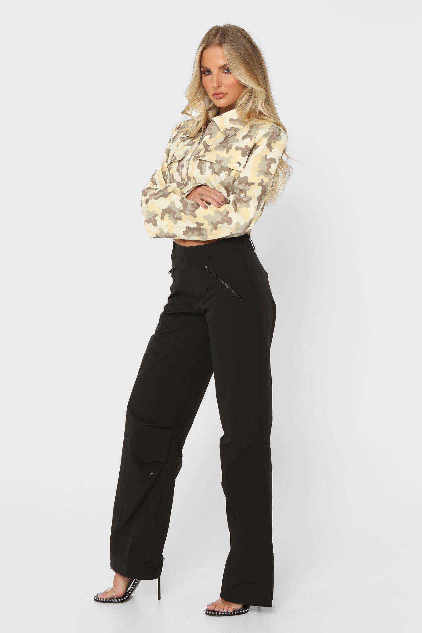 KELSI JACKET | BEIGE CAMO