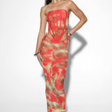 KHLOE CORSET | MOLTEN ROSE