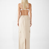 LAIKON CARGO MAXI SKIRT | SAND