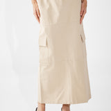 LAIKON CARGO MAXI SKIRT | SAND