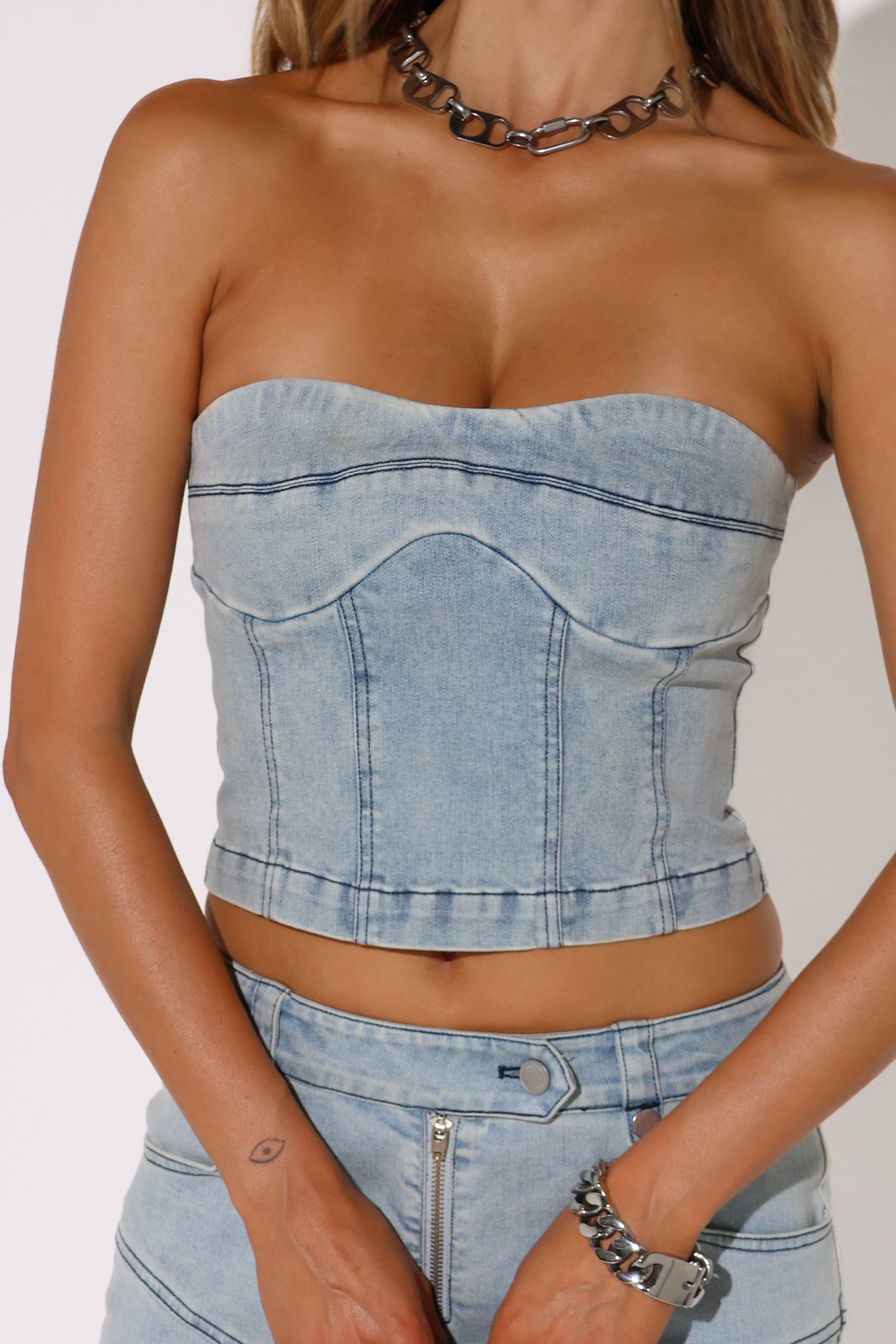 LEON CORSET | LIGHT BLUE