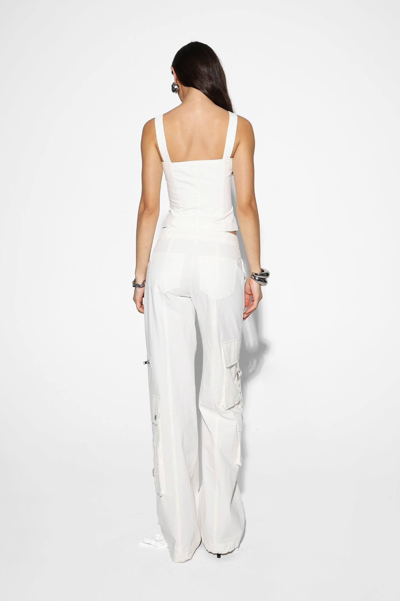 LEVI CARGO TOP | WHITE