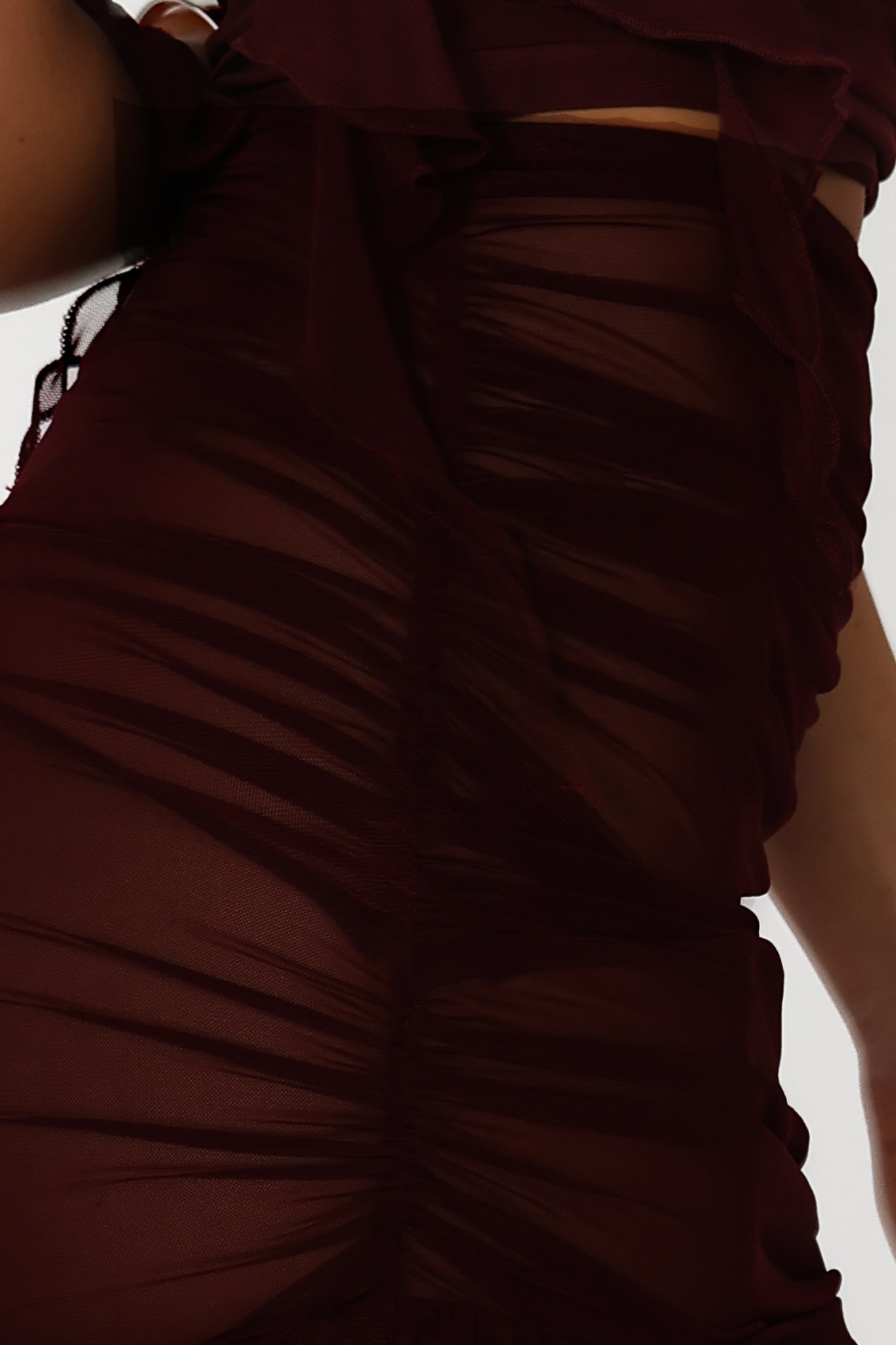 LOUISA MINI SKIRT | BLACKBERRY