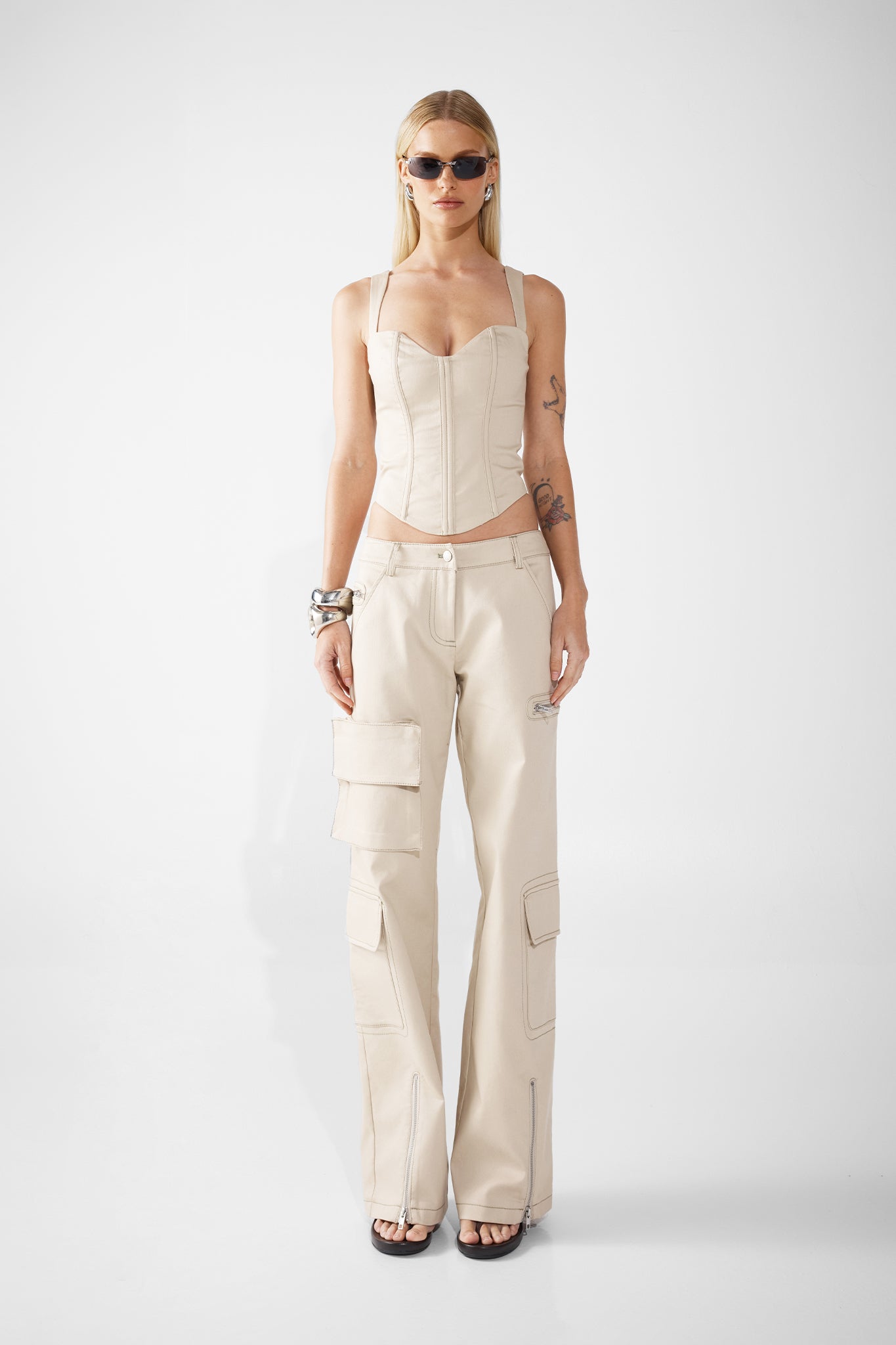 LUCIOUS PANTS | BONE