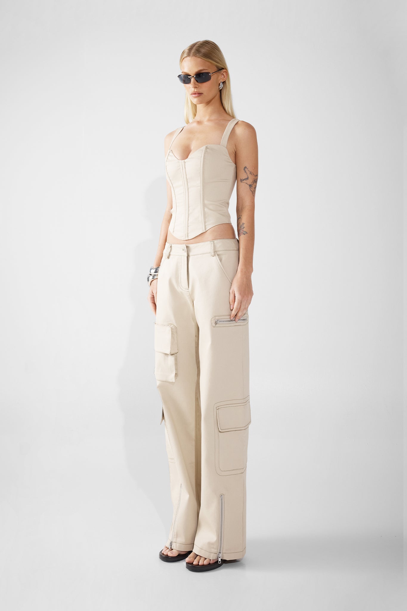 LUCIOUS PANTS | BONE