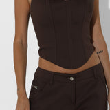 LUCIOUS BODICE | CHOC