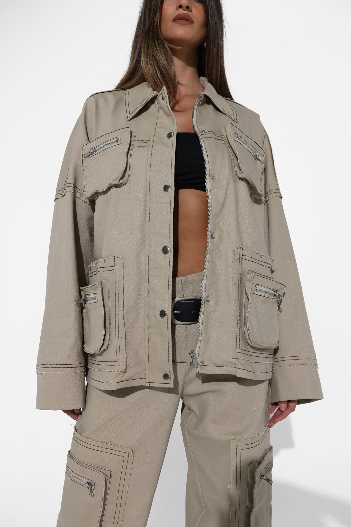 MALLORY JACKET | BONE