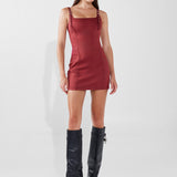 MARCIE MINI DRESS | CHERRY