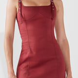 MARCIE MINI DRESS | CHERRY
