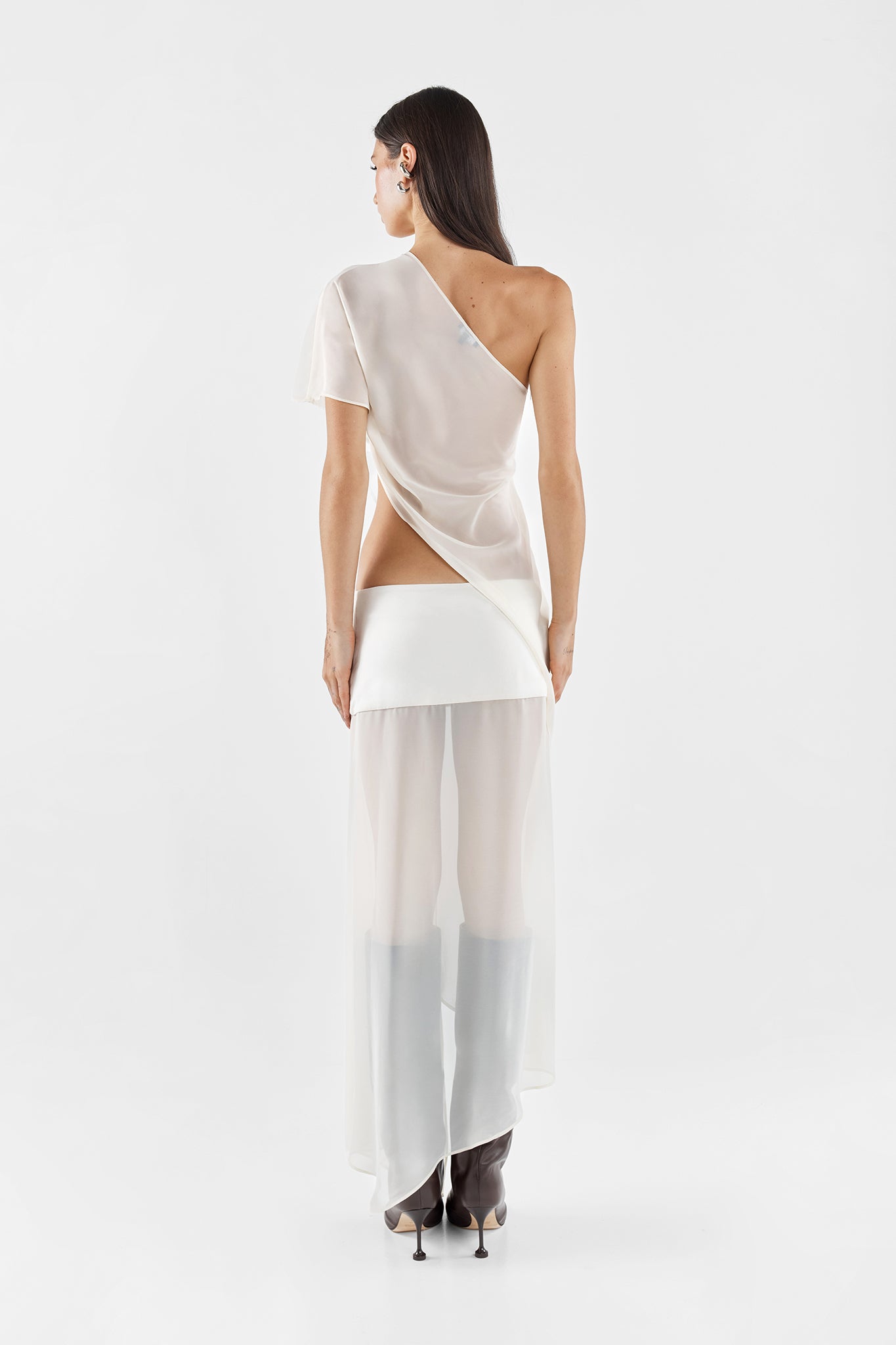 MARILYN SHEER TOP | IVORY