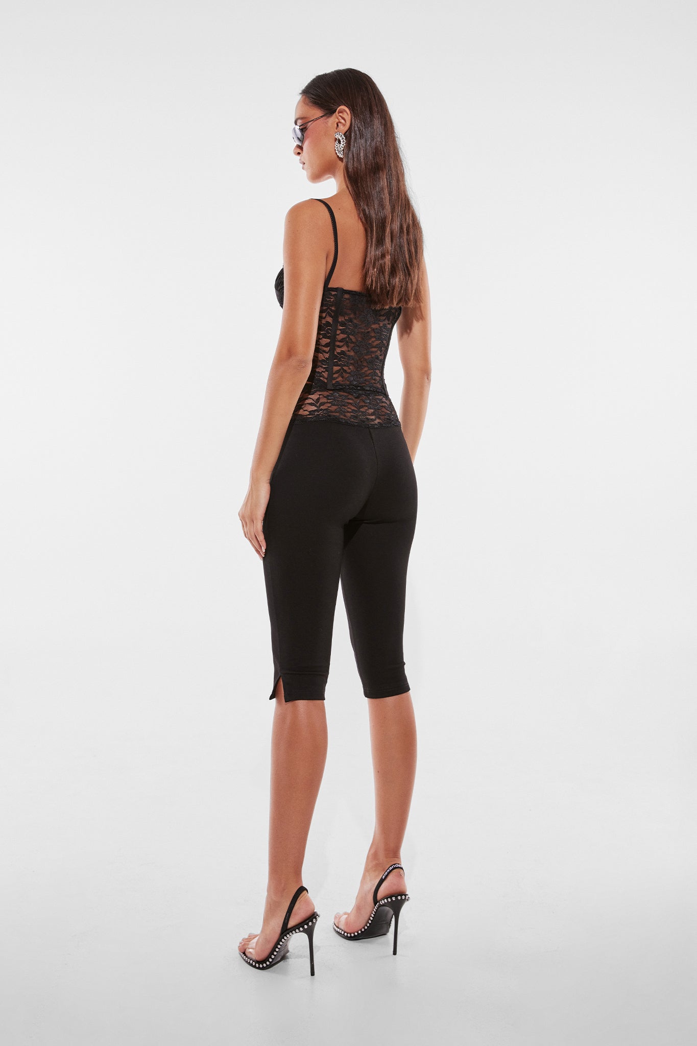 MELAINE CAPRI PANTS | BLACK
