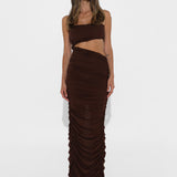 MILLA MAXI DRESS | CHOC