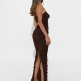 MILLA MAXI DRESS | CHOC