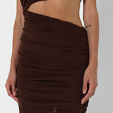 MILLA MAXI DRESS | CHOC