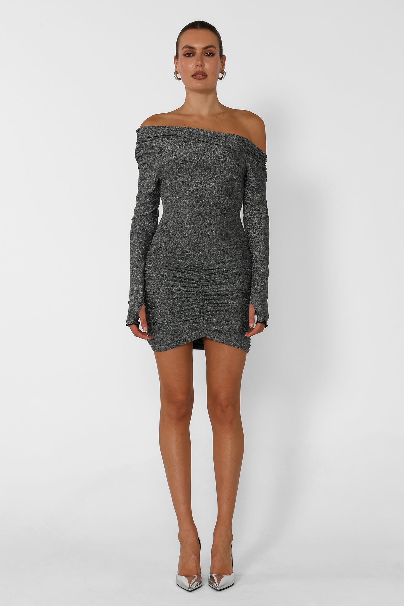 NINA DRESS | SILVER