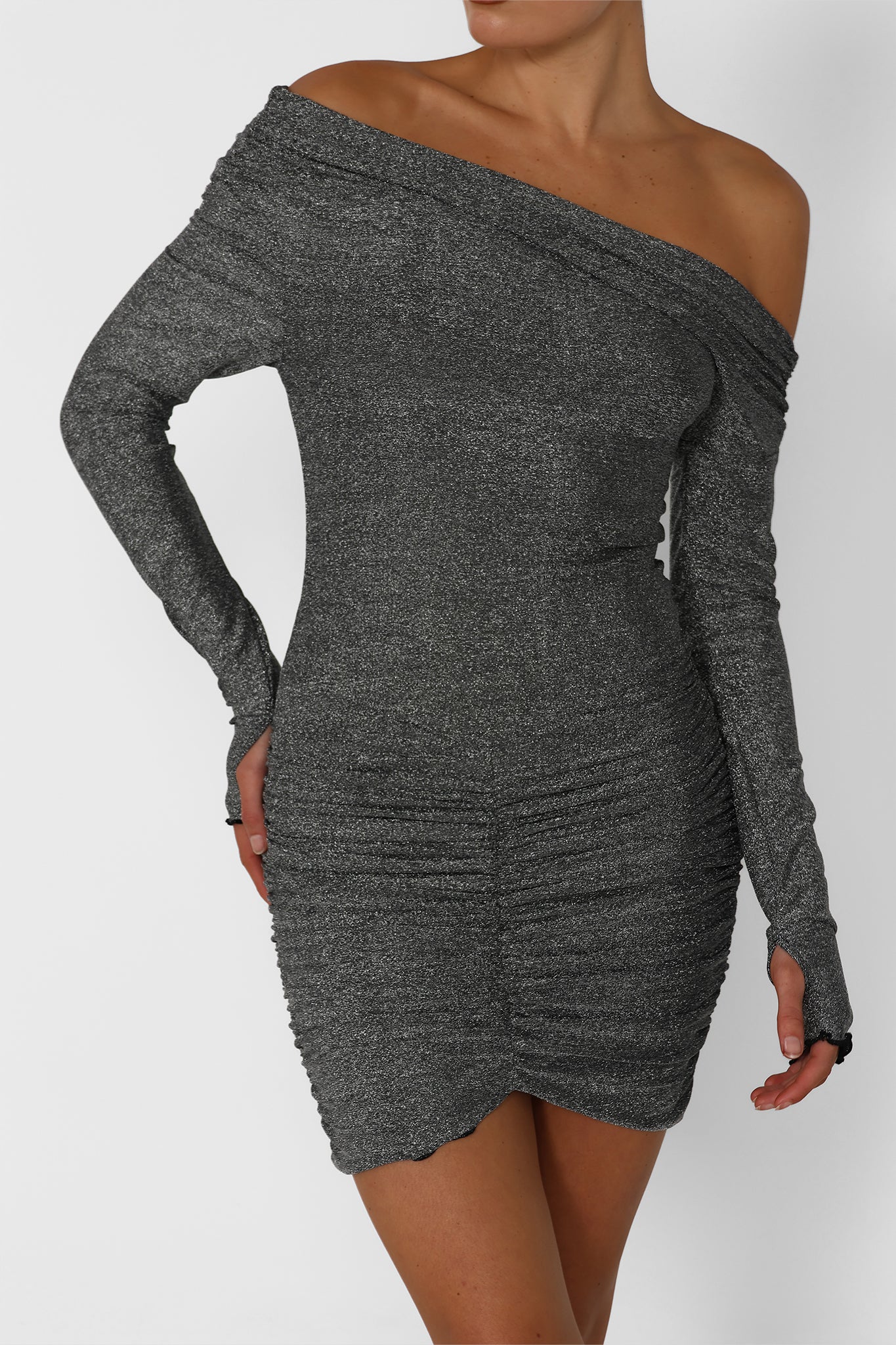 NINA DRESS | SILVER