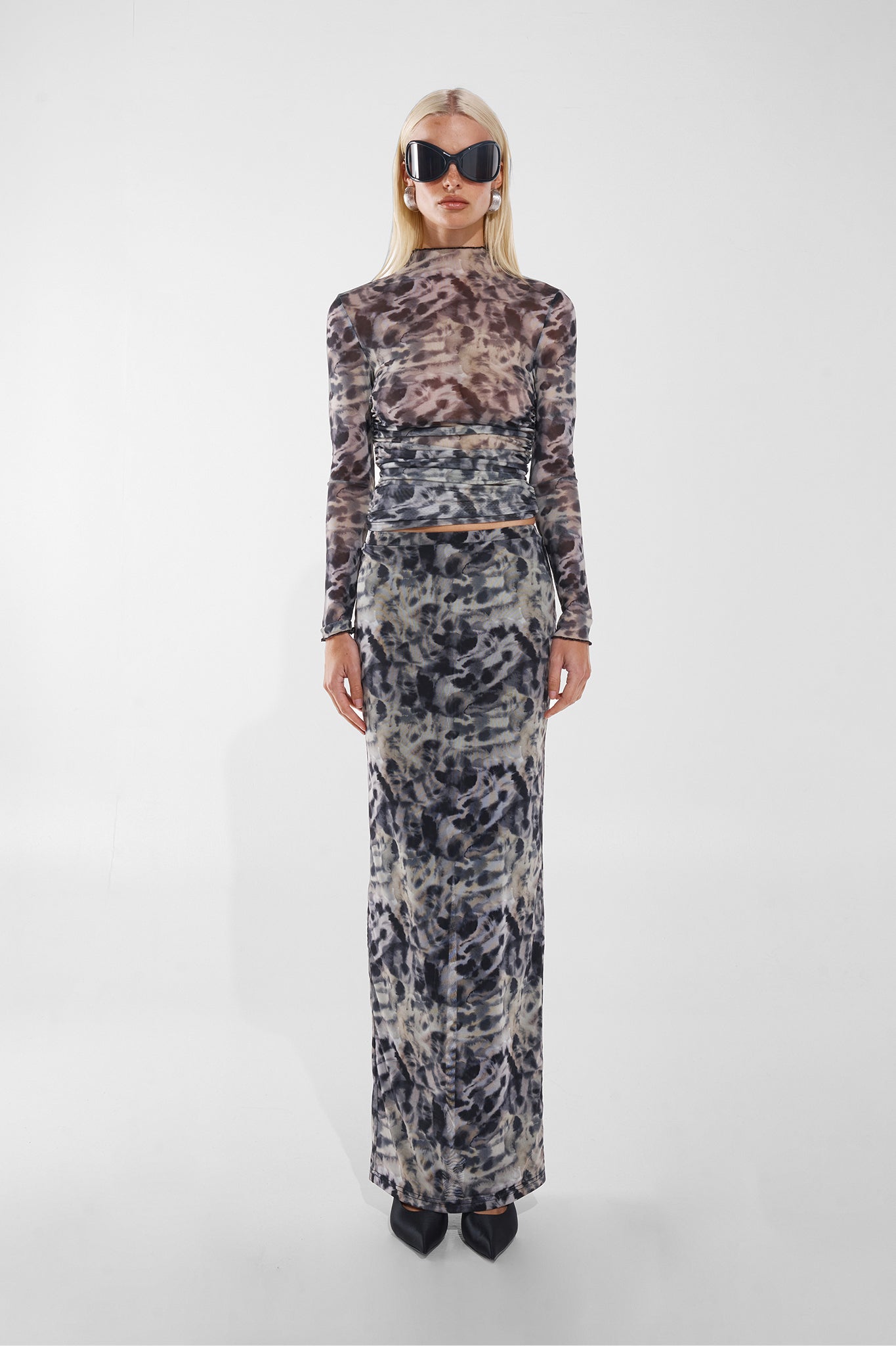 MADDOX MAXI SKIRT | LEOPARD