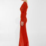 NINA MAXI DRESS | RED