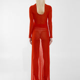 NINA MAXI DRESS | RED