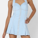 RAMONA MINI DRESS | LIGHT BLUE