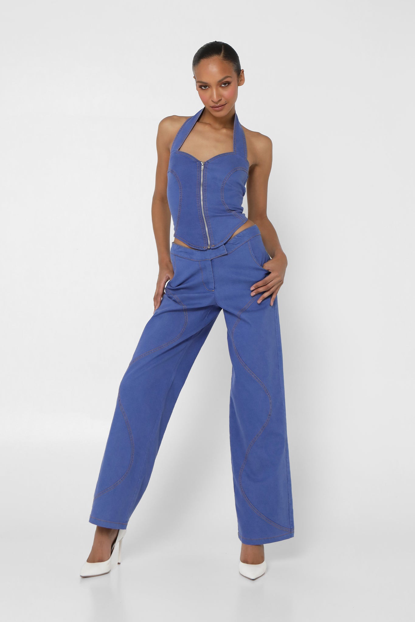 RAMONA CORSET | BLUE