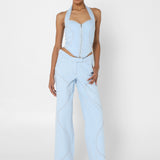 RAMONA CORSET | LIGHT BLUE